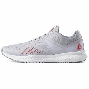 Buty Treningowe Męskie Reebok Flexagon Fit Szare/Białe PL 01HNVUZ